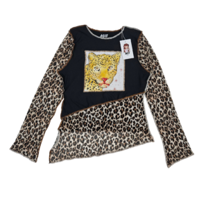 Blusa manga longa Onça satisfeita tamanho (M)