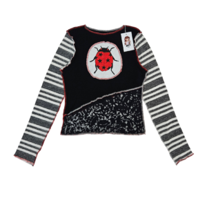 Blusa manga longa Joaninha tamanho (M)